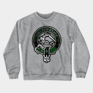 Clan Wallace Hunting Tartan Crest Crewneck Sweatshirt